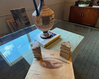Declaration of independence, stone bookends