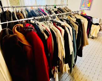 St Johns, Coats, silk blouses, cocktail 