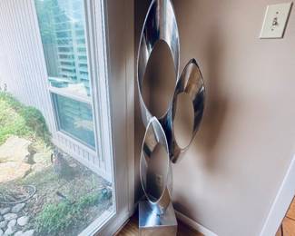 modernist abstract floor sculpture,