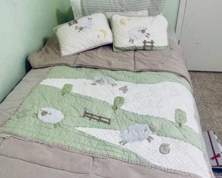 Love this good night counting sheep comforter set