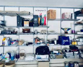 Wall if garage items neatly displayed