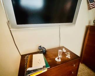 TV and small credenza