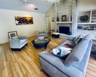 Comfortable sofa coffee table chair