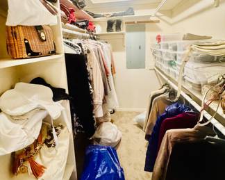 Mens closet full