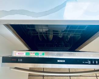 Interior high end Bosch dishwasher