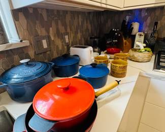 Le Creuset enameled cast iron