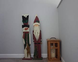Holiday Santa and Snowman