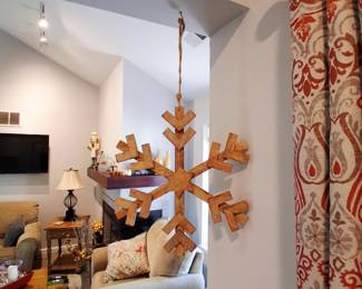 snowflake - wood