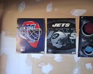 Sports metal signs