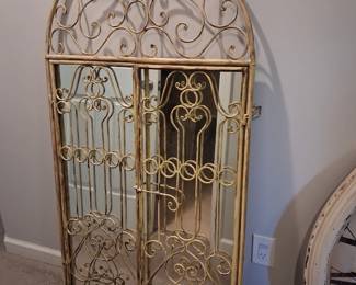 Large elaborate scroll Mirror