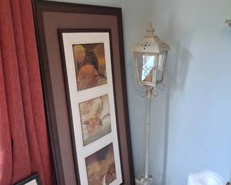 Artwork, Tall white lantern