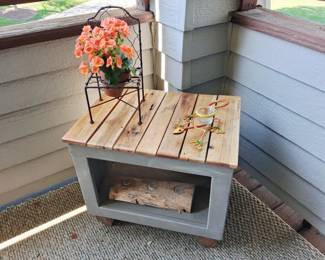 small outdoor table