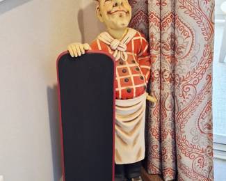 Large Chef Menu Board