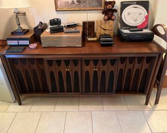 VTG stereo Cabinet (gutted out) would be a great Bar Cabinet 