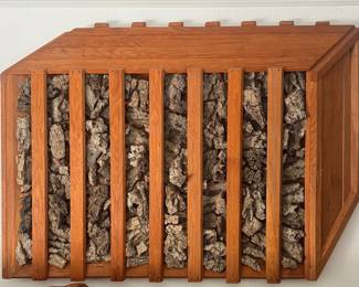 John Okulick Wooden Geometric LARGE Sculpture (over 5 ft wide)