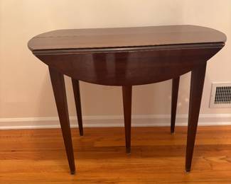 Mahogany drop leaf table