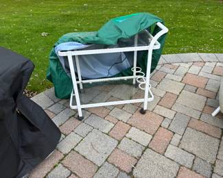 Outdoor tea cart