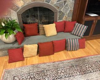 Assorted pillows