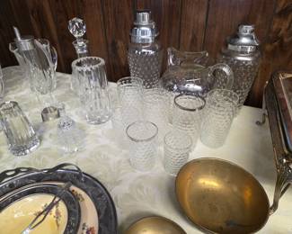 Decanter and glasses