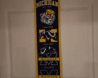 Michigan long narrow banner