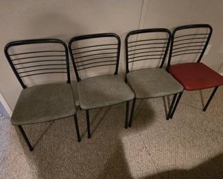 Vintage folding chairs