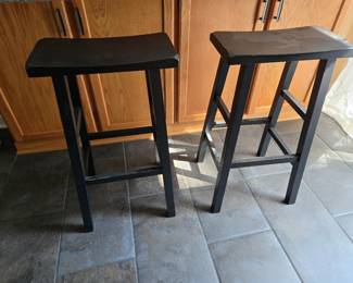 Wood barstools