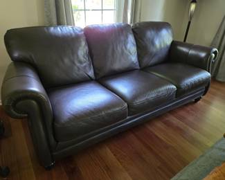 Natuzzi leather sofa, excellent condition!