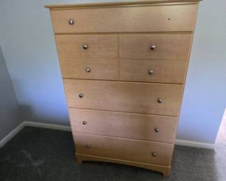 Wood chest of drawers, there are two of these
