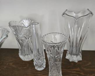Crystal vases