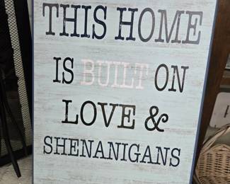 Shenanigans sign