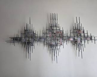 Funky spiked wall hanging