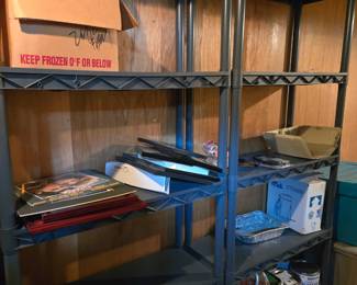Plastic shelves