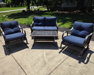 Patio furniture, has some rust