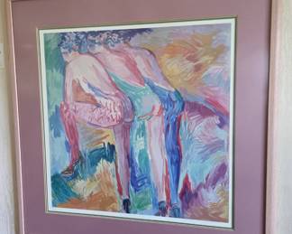 Barbara A. Wood Signed number 554/975 Lithograph
