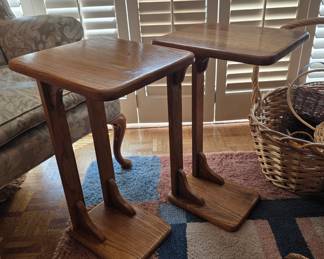 Oak Cantilever Tables