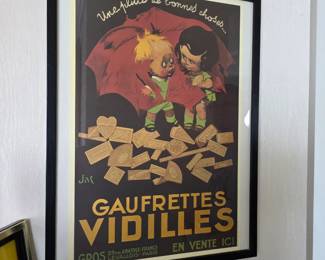Gaufrettes Vidilles Poster Paris