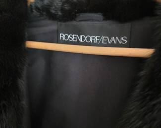 Rosendorf/Evans Full-Length Mink Fur Coat