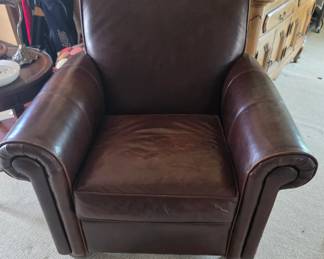 Bernhardt Brown Leather Chair