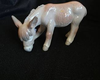 Lladro Donkey Eating