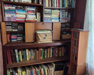 Books, CD's, cassette tapes