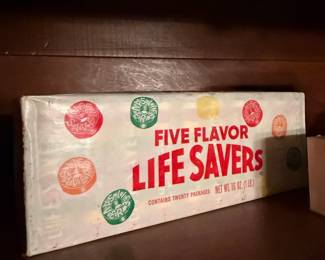 Vintage Life Savers Five Flavor Candy Box
