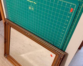 Ornate Gold-Tone Framed Mirror