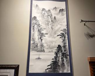 Chinese Landscape Scroll Painting