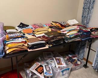 Assorted Quilting Fabric Bundles and Patterns
