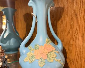Weller Pottery Wild Rose Vase
