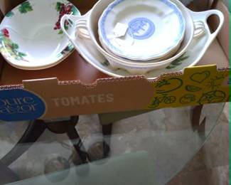 Vietri, Williams & Sonoma, and Royal Doulton.