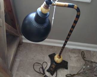 Funky decorator's lamp.