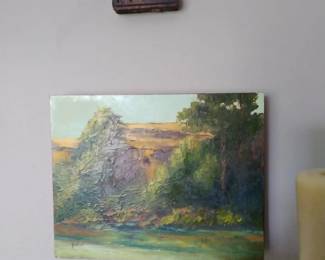 Oil painting signed.
