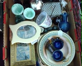 Antique and vintage items, salt cellars, daguerreotypes, cut glass and more!