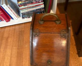 Mid-century shoe shine box
